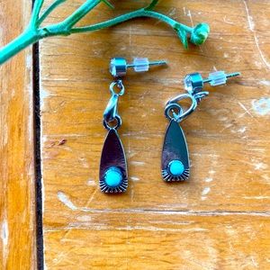 ▫️ Beautiful Turquoise and Silver Earrings ▫️